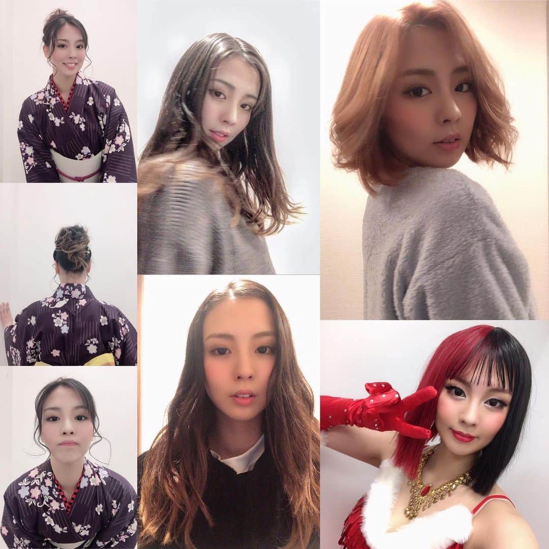 矢吹世奈のインスタグラム：「・ 最近の自分の七変化ぶり。 #2021 #矢吹世奈」