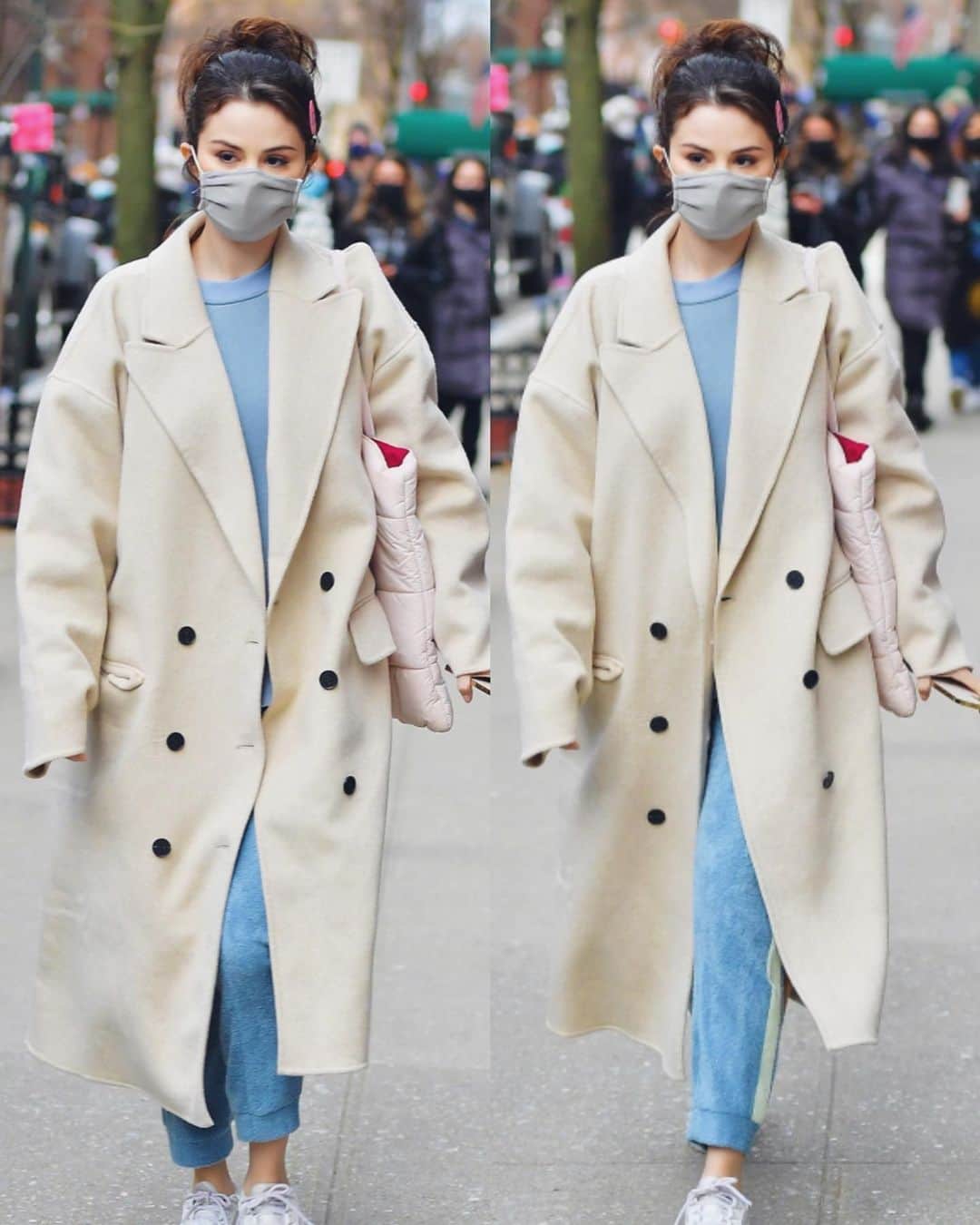 Always With Selenaのインスタグラム：「Selena Gomez in NYC on her way to “Only Murders In The Building” set! 🌺」
