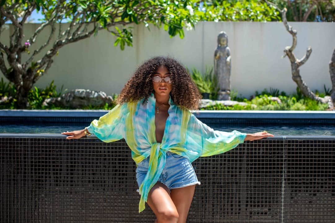 ヤング・ファビュラス&ブロークのインスタグラム：「NEON SONDER ✨Our new resort artisan wash is a show stopper #yfbclothing #resortwear #newarrivals #youngfabulousandbroke」