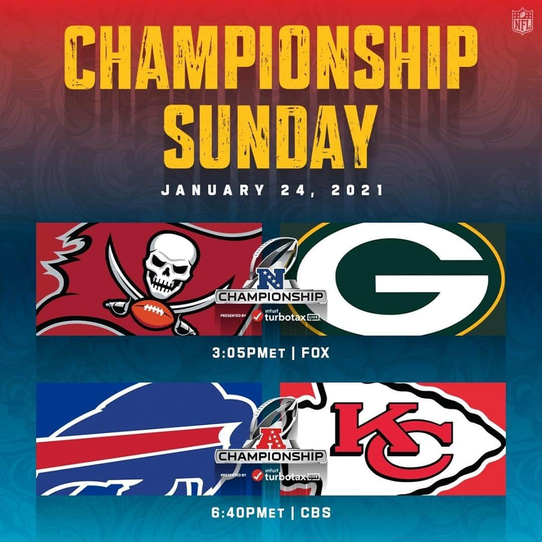 NFLさんのインスタグラム写真 - (NFLInstagram)「Championship Sunday is set. #NFLPlayoffs」1月18日 13時00分 - nfl