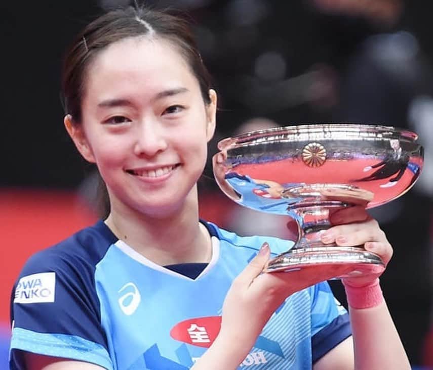 のインスタグラム：「From 1-3 down to winning 4-3! 🎢 🏆 😲  Kasumi Ishikawa defeated Mima Ito in a rollercoaster final at the All Japan Championships 🇯🇵」