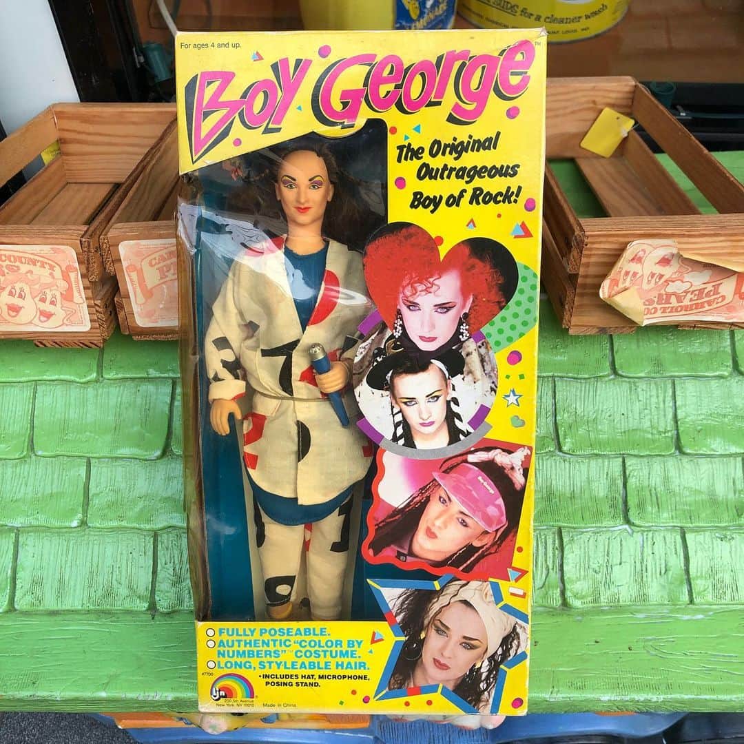 kiarrysさんのインスタグラム写真 - (kiarrysInstagram)「1980’s Culture Club Boy George Figure Doll MIB 8800yen Web shop in store now.」1月18日 16時10分 - kiarrys