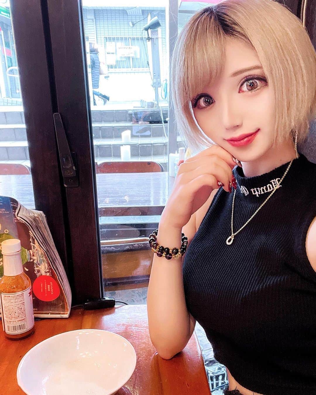 侑季美怜のインスタグラム：「チートデイでランチきた♡」
