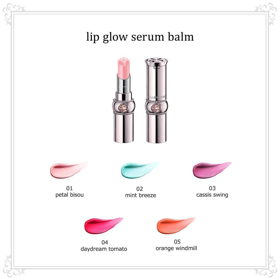 JILLSTUART BEAUTYさんのインスタグラム写真 - (JILLSTUART BEAUTYInstagram)「JILL STUART lip glow serum balm  2月5日(金)発売 《1月22日(金)より予約開始》  ■リップグロウ セラムバーム(全5色)  リップオイルのようにツヤ高く、 リップクリームのように軽い塗り心地。  ベビーミントエキス・トウガラシエキス(カプサイシン含有)・ジンジャーエキスがスーっとした清涼感を与え、 ぷっくりとボリュームアップした唇へと導きます。  思わず何度も塗りたくなるほど心地よい リップバームで、唇をケアして。  #jillstuart #jillstuartbeauty #ジルスチュアート #リップグロウセラムバーム #リップバーム #リップケア #ジルリップ #リップ」1月18日 18時00分 - jillstuartbeauty