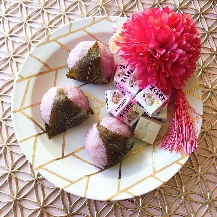 チロルチョコのインスタグラム：「ほんのりさくら🌸香る〈さくらもち〉﻿ チロルチョコのさくらもち〈袋〉のご紹介です🕊﻿ ﻿ 一足早く春を感じるこちらの#新商品😍﻿ ﻿ 桜もちチョコと小豆チョコでもちグミを包みました🍽﻿ ﻿ 桜もちチョコに入っている桜の葉塩漬けパウダーのほんのりとした塩味がさくらもちの再現度を高めています😌﻿ ﻿ 是非お試しくださいませ👩‍🍳﻿ ﻿ ﻿ ﻿ ﻿ ﻿ #tirol #tirolchoco #チロルチョコ #チロル #チョコレート #おやつタイム #chocolate ﻿ #おうちカフェ #おやつの時間  #chocolatelover  #shopチロルチョコ#さくらもち」