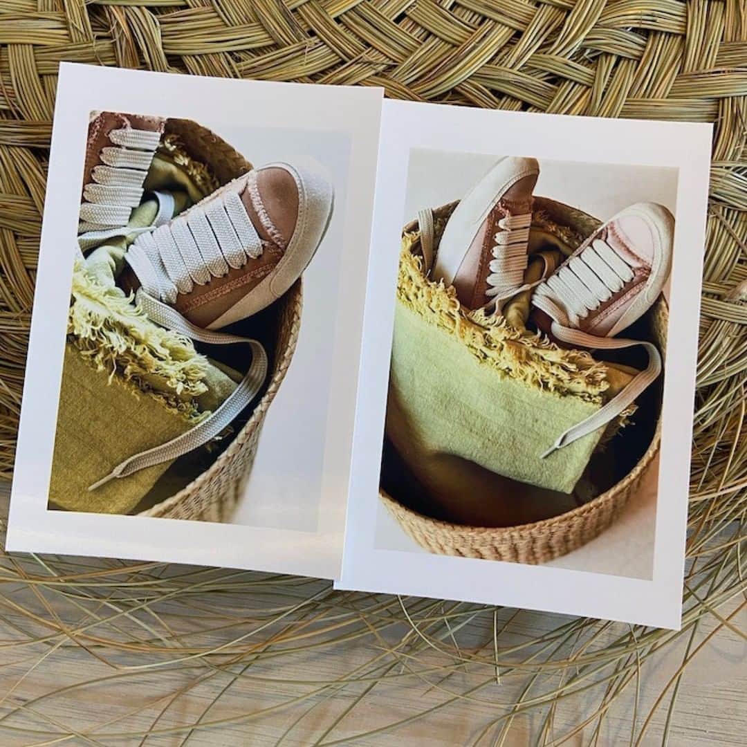 ペドロガルシアのインスタグラム：「Crafted from 24 individual pieces, our signature sneakers are renowned for their comfort. Style: Parson/ ‘phat’ laced satin sneakers in bisque satin. #pedrogarciashoes #madeinspain」