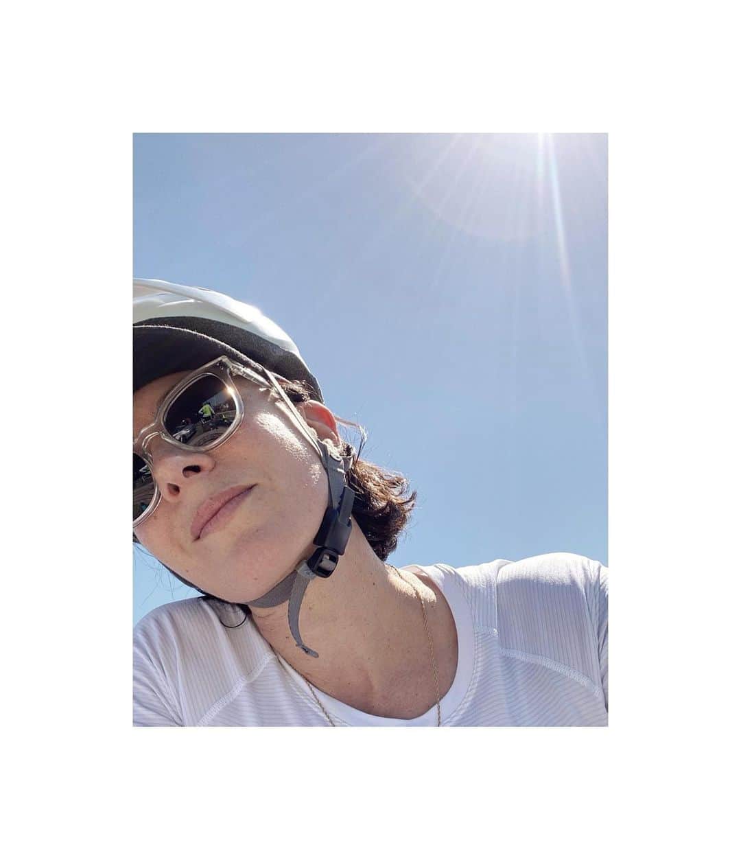 ギャランス・ドレのインスタグラム：「Slowly moving back towards the passion of my childhood and teenage years - the great outdoors!!! . . . (Of course I can’t help myself from trying to find the coolest gear, some things never change ah! Looking for a great electric bike 😁)」