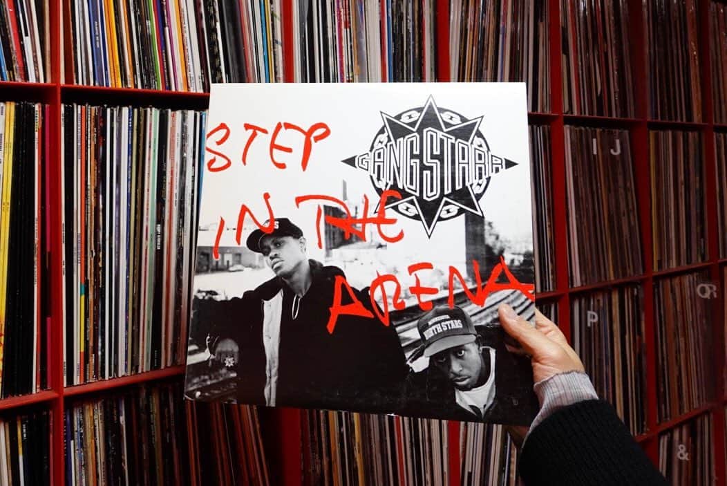 VERBALのインスタグラム：「Got ‘Step in the Arena’ (single and album) 30 years ago in Tower Records Shibuya and still a classic 🐐   R.I.P. GURU 👑   @gangstarr #GURU @djpremier #StepintheArena #1991」