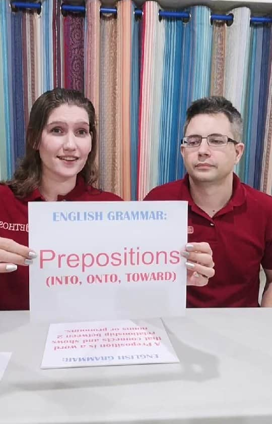 ETHOSのインスタグラム：「Prepositions (Into, Onto, Toward)」