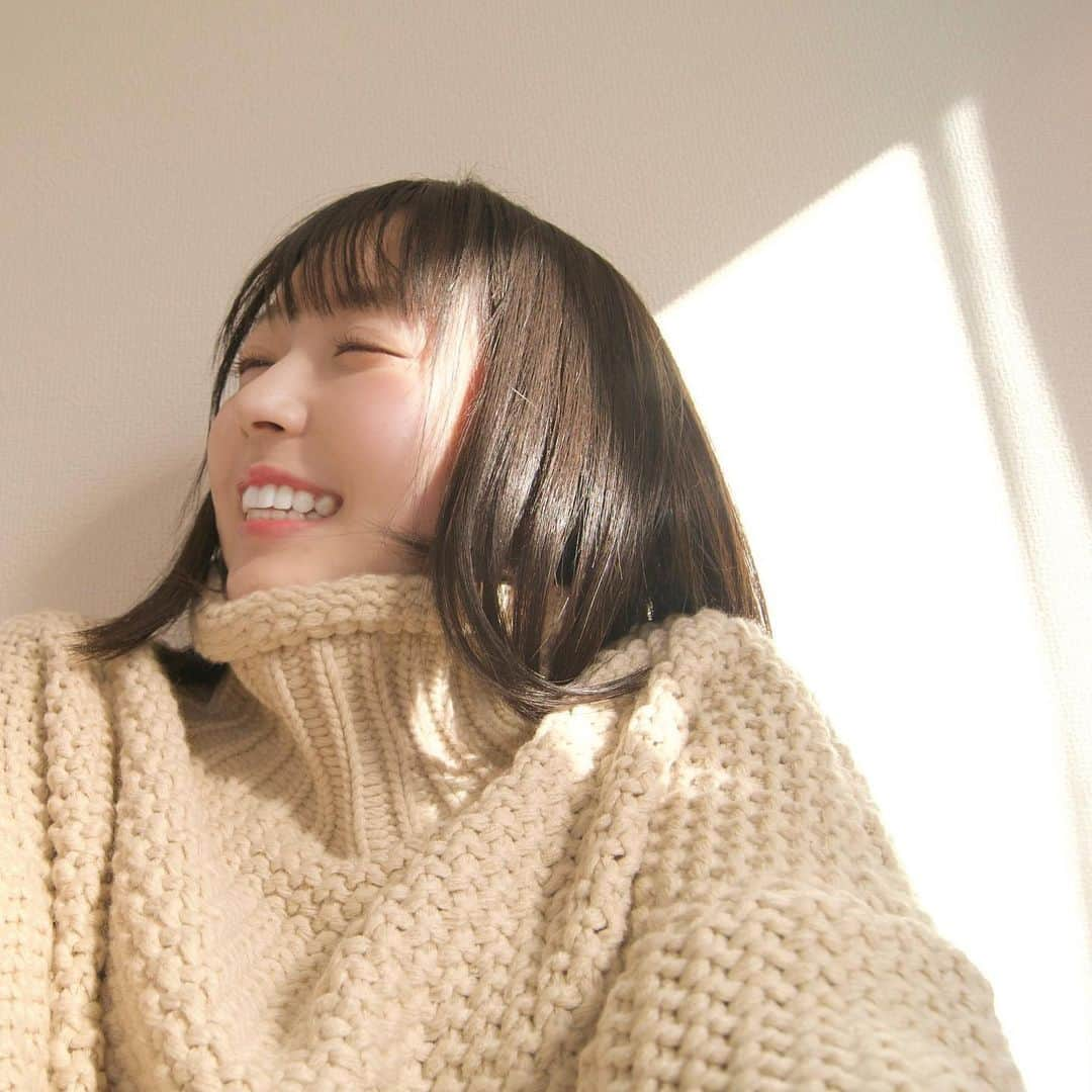 齋れいなさんのインスタグラム写真 - (齋れいなInstagram)「ざっくりニット🧶  ネットでのお買い物あんまりしない派だったけど、何日か後の自分に投資する感じするのがなんか良いね💭  #lagemme#ざっくりニット#ニット#冬ニット#春ニット#骨格ナチュラル#女子大生#毎日コーデ」1月18日 23時08分 - itsuki_reina