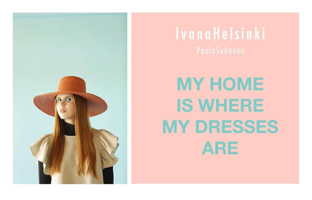 イヴァナ ヘルシンキのインスタグラム：「My home is where my dresses are!✨  #ivanahelsinki #flashes #fashion」