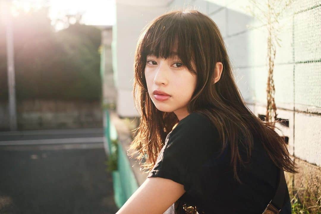中尾有伽のインスタグラム：「.   #myfavorite #photo  #model #actress #shooting   #fashion #make #cosme #beauty #hair  #work #japan #japanese #girl  #summer」