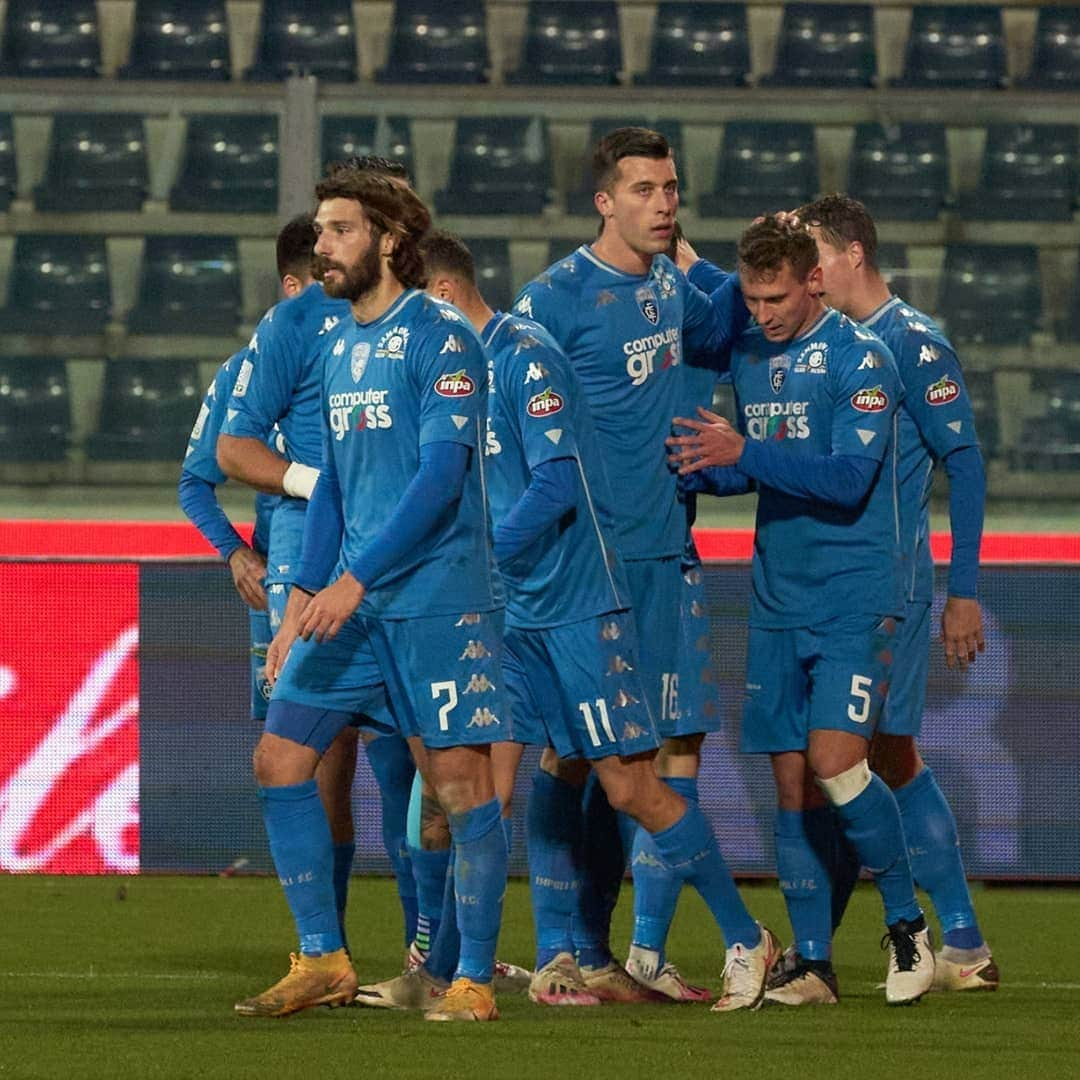 エンポリFCさんのインスタグラム写真 - (エンポリFCInstagram)「⚽ Il raddoppio azzurro, il destro preciso e l'esultanza di Leo Stulac 📸📸📸」1月19日 0時58分 - empoli_fc_official