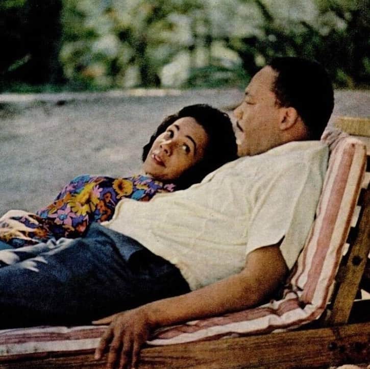 アダムのインスタグラム：「Remembering and honoring one of the greats.⁠⠀ Here with Coretta Scott King. Ebony Magazine, June 1967.」