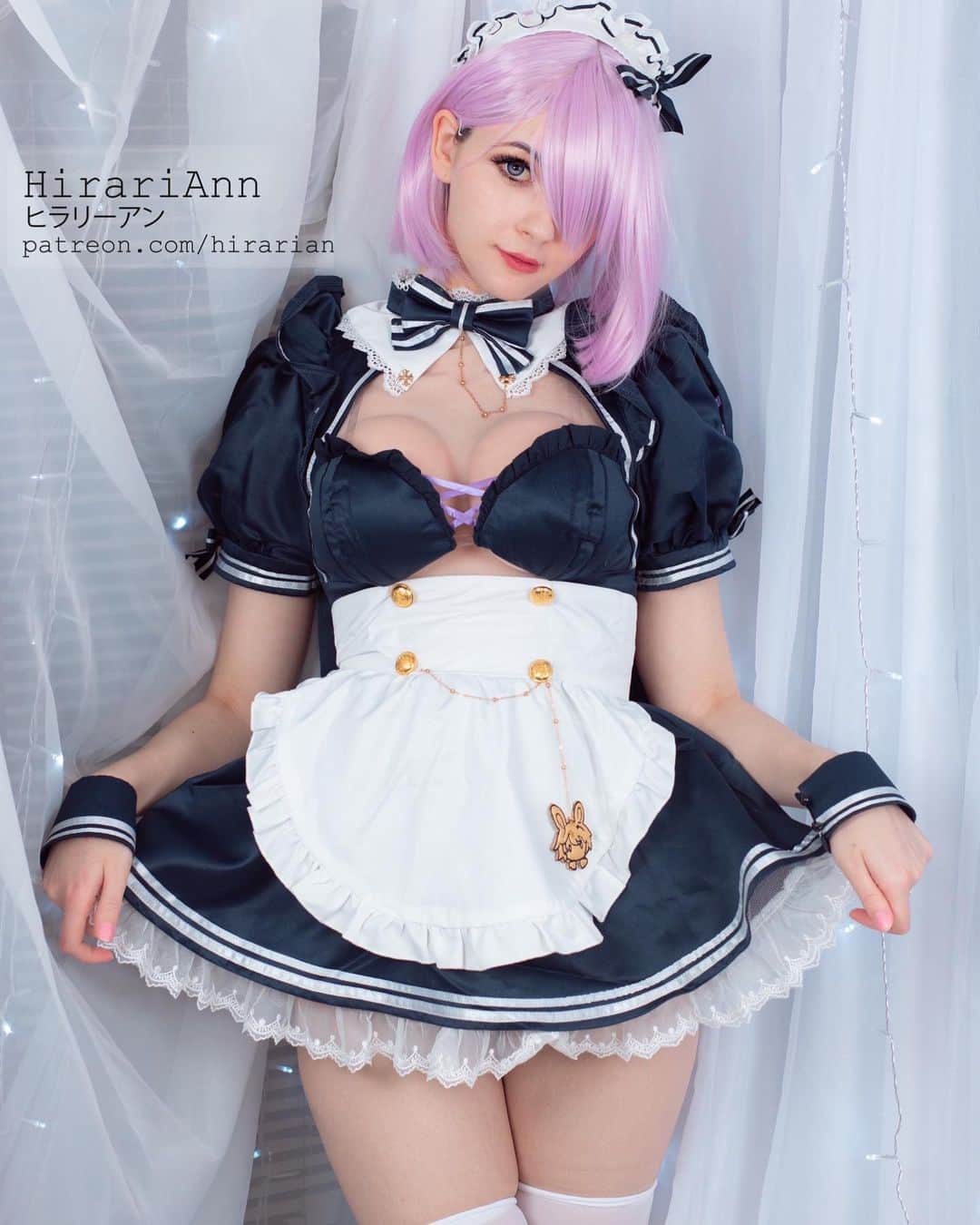 Hirari Ann（ヒラリー アン）のインスタグラム：「Did you request me master? 💕💕  🍒elite tier members photoset🍒 💕Join patron to access 💕 #fategrandorder #cosplay #mashukyrielight」