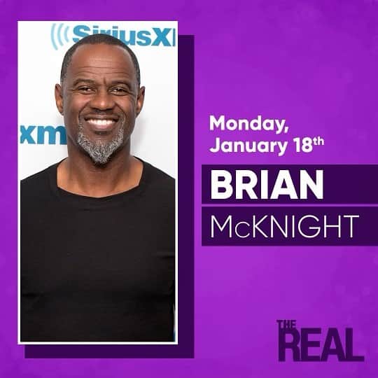 ブライアン・マックナイトのインスタグラム：「Check me out on The Real today as we discuss my upcoming episode on a closer look on @watchallblk #thereal #brianized」