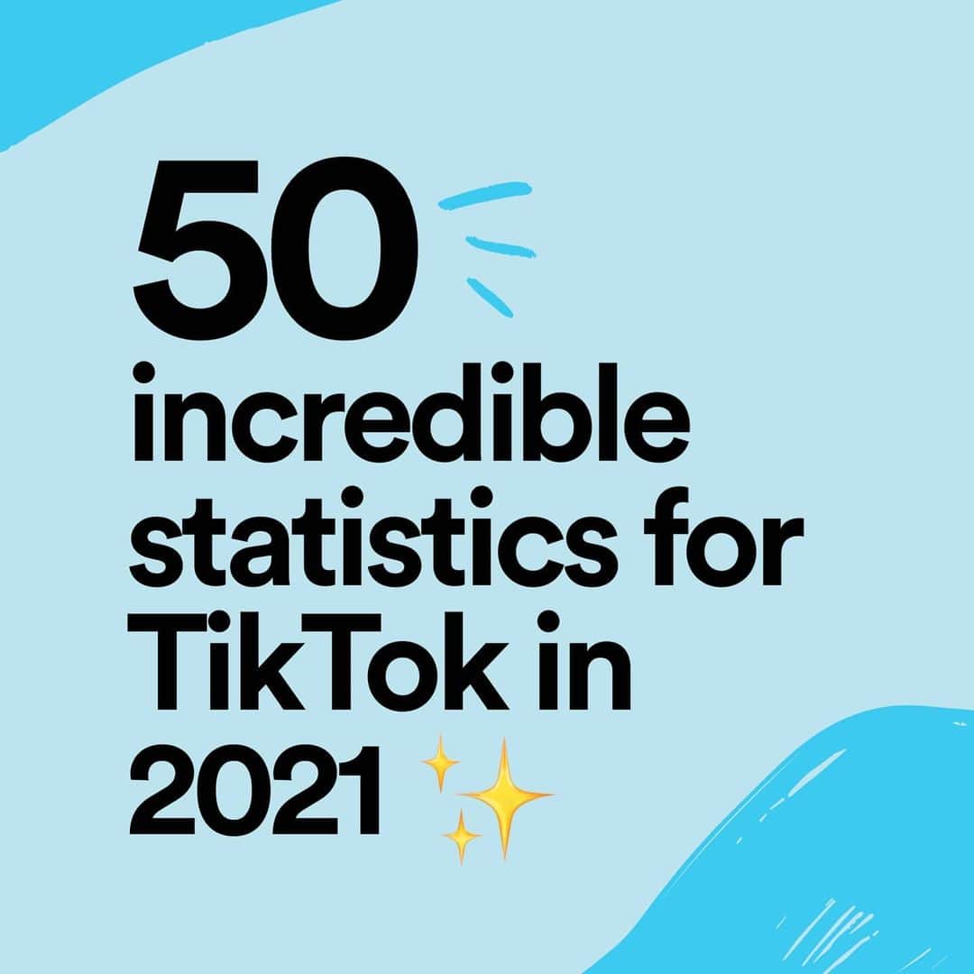Iconosquareのインスタグラム：「Ease into the New year with our list of the 50 most important TikTok statistics for 2021. 🍾  This kind of information only comes once a year - perfect timing for a fresh start on TikTok!  Check out all 50 stats on the blog ✨  #tiktok #tiktok2021 #socialmediamarketing #iconosquare #tiklytics」