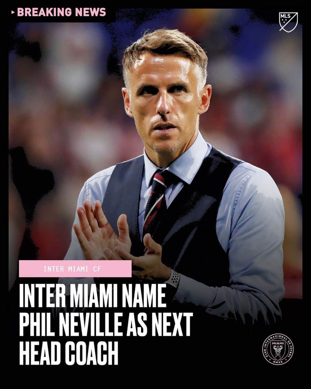 Major League Soccerさんのインスタグラム写真 - (Major League SoccerInstagram)「Done deal: Phil Neville is @intermiamicf’s new boss.」1月19日 1時25分 - mls