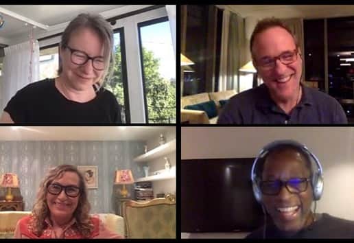 トム・ベリカのインスタグラム：「Meet the directors behind @bridgertonnetflix. Proud to participate in a forum discussing the director’s process. @julieannerobinsondirector(eps. 1&6), @shereefolkson(4&5), #AlrickReilly(7&8), myself(2&3)#bridgerton #directorsPOV @shondaland @netflix」