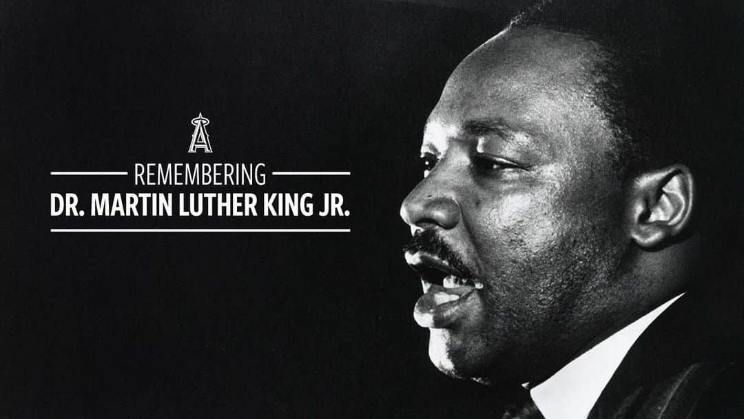 ロサンゼルス・エンゼルス・オブ・アナハイムさんのインスタグラム写真 - (ロサンゼルス・エンゼルス・オブ・アナハイムInstagram)「We’re proud to honor and celebrate the life and legacy of Dr. Martin Luther King Jr. #MLKDay」1月19日 1時55分 - angels