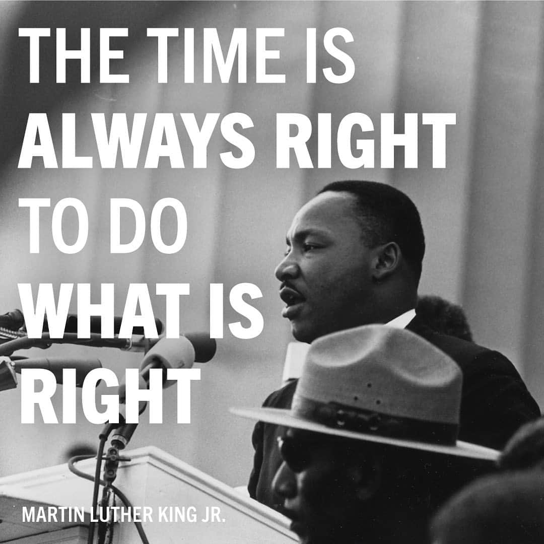 のインスタグラム：「Words to live by. Remembering Martin Luther King Jr.  #MLKDay」