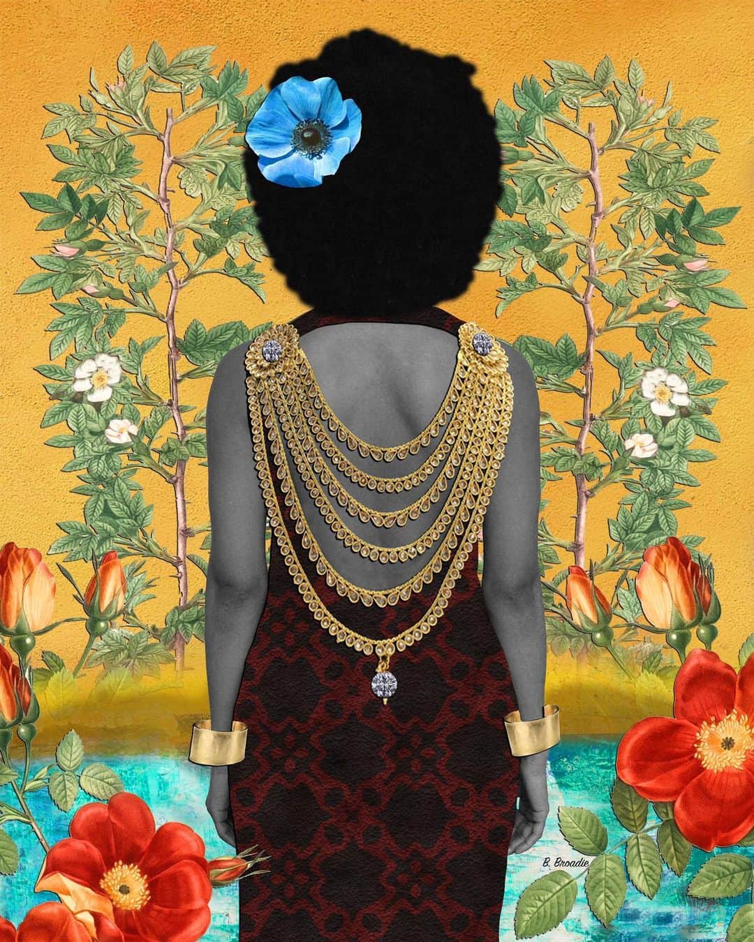 Instagramさんのインスタグラム写真 - (InstagramInstagram)「“My inspiration has been birthed from the richness of Black history — the past, present and possibilities of the future,” says the artist Broadie (@bbrody04).⁣ ⁣ His work clearly spans his connection to history. Some pieces reflect on African American spirituals like “Wade in the Water” (pictured), while others depict modern pop culture figures or even iconic moments from the 1960s civil rights movement in the United States.⁣ ⁣ On #MLKDay, Broadie looks back at Dr. King’s historic legacy, one that has informed his life and his work: “To quote MLK, ‘I have decided to stick with love. Hate is too great a burden to bear.’ I feel this quote shows how love continues to fight against hate, injustice and racism. Hate brings destruction and separation, while love connects people from all walks of life.⁣ ⁣ Simply put, to me, MLK means Black excellence.”⁣ ⁣ Art by @bbrody04」1月19日 2時01分 - instagram