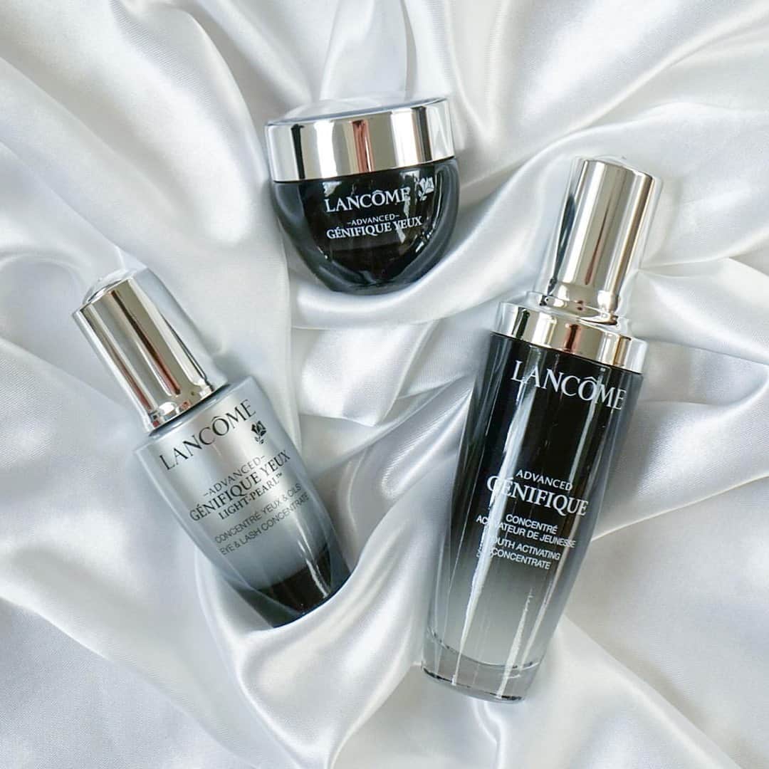Lancôme Officialさんのインスタグラム写真 - (Lancôme OfficialInstagram)「For the New Year, add three simple habits to your daily routine like @skinwithnae with Advanced Génifique Yeux, Light-Pearl, and Serum. Your new skin resolution.  #Lancome #AdvancedGenifique #skincare」1月19日 2時58分 - lancomeofficial
