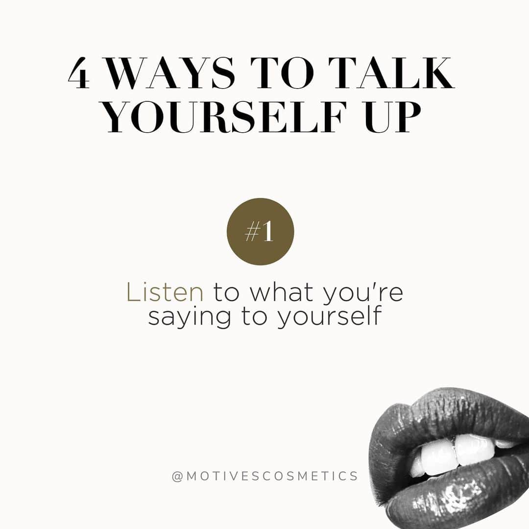 Motives Cosmeticsさんのインスタグラム写真 - (Motives CosmeticsInstagram)「Try integrating more love into your self-talk with these 4 tips! Happy Monday Motives Babes. 🖤   #selflove #selfcare #bosslady #bossmom #entrepreneurmindset #womenempowerment #empoweryourself #bossbabes #bossup」1月19日 3時02分 - motivescosmetics