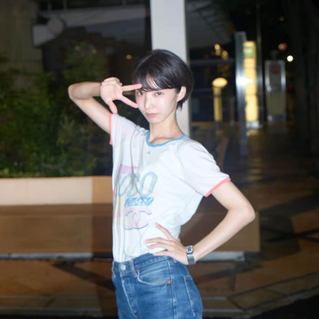 飯島望未のインスタグラム：「小学生みたい。(今年30歳) #昨夏」
