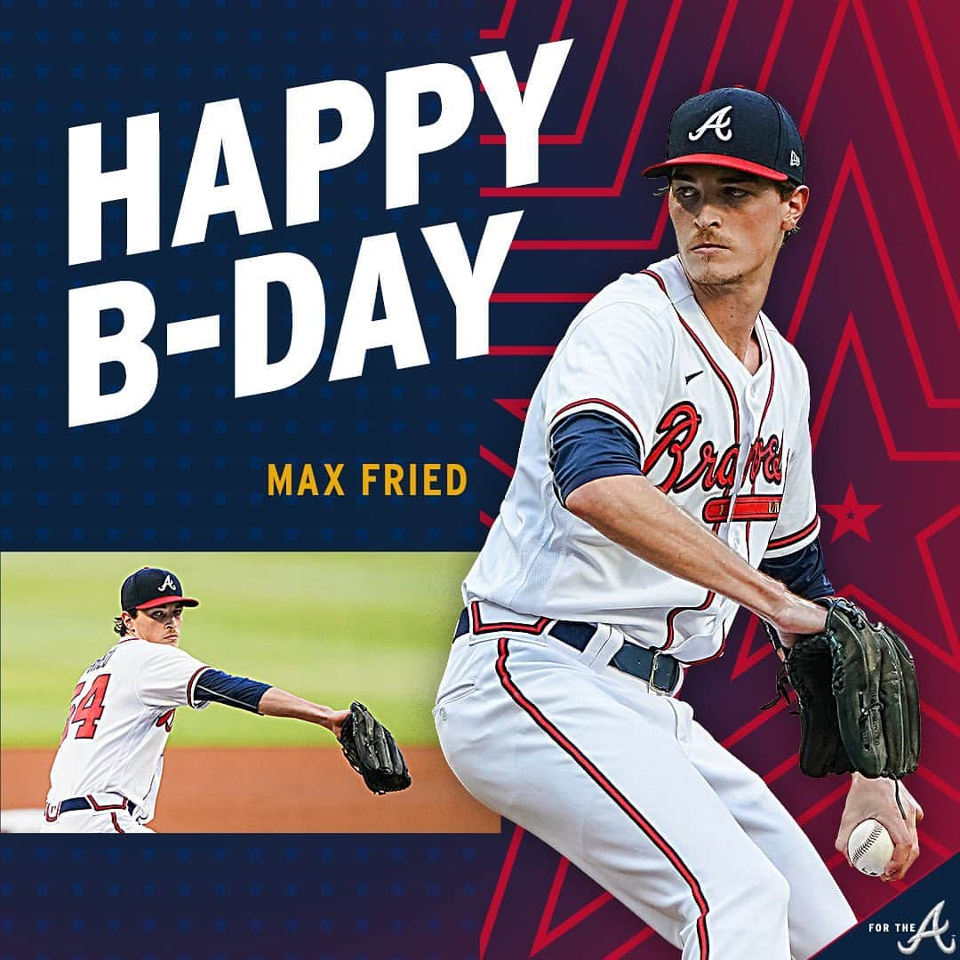 アトランタ・ブレーブスさんのインスタグラム写真 - (アトランタ・ブレーブスInstagram)「Double tap to wish @maxfried a Happy Birthday!」1月19日 4時53分 - braves