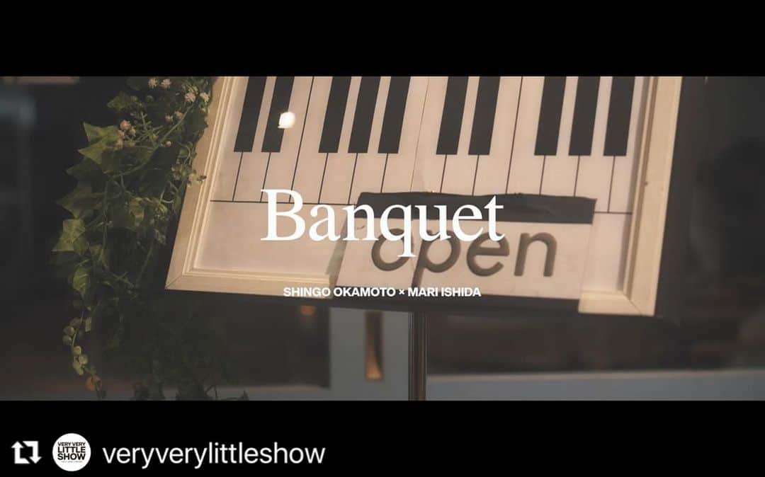Shingo Okamotoのインスタグラム：「2021/01/19  19:00〜OPEN‼︎🕺🎹💡  #Repost @veryverylittleshow  ・・・ SHINGO OKAMOTO × MARI ISHIDA 「Banquet」  Music : Mari Ishida  Dance : Shingo Okamoto  Director : Hirotaka Shimizu(ENDSOUT inc.)  Camera :Takahiro Tsuboi / negistag  Stylist [Shingo Okamoto] : Yuya Murata(SMB International)   Stylist [Performers] : Makoto Washizu(株式会社4D)  Stylist Assistant [Performers] : Sugiyama(株式会社4D)  Hair & Make-Up [Performers] : Ricca   Performers : Anon/Ken/Maco/Ruto/Saku/Subaru   Special Thanks : Kohei Ohta, EMMY, カマエレオ  Location : cafe & dining ICHI no SAKA  https://ichinosaka.com  #veryverylittleshow」