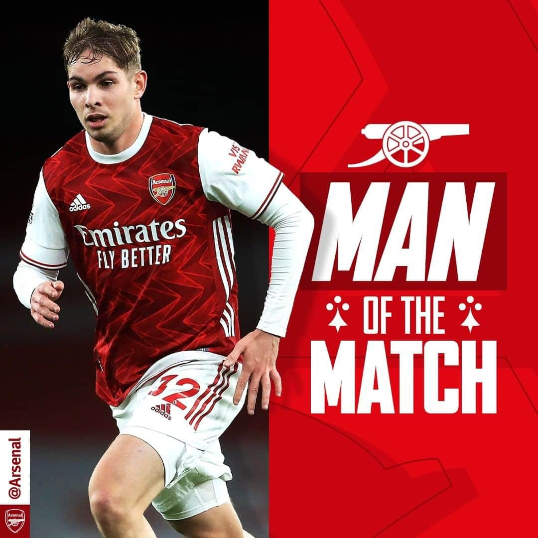 アーセナルFCさんのインスタグラム写真 - (アーセナルFCInstagram)「🥁 Introducing your #ARSNEW MOTM... @emilesmithrowe 🏆⁣ ⁣ #Arsenal #PremierLeague #AFC #COYG」1月19日 16時00分 - arsenal