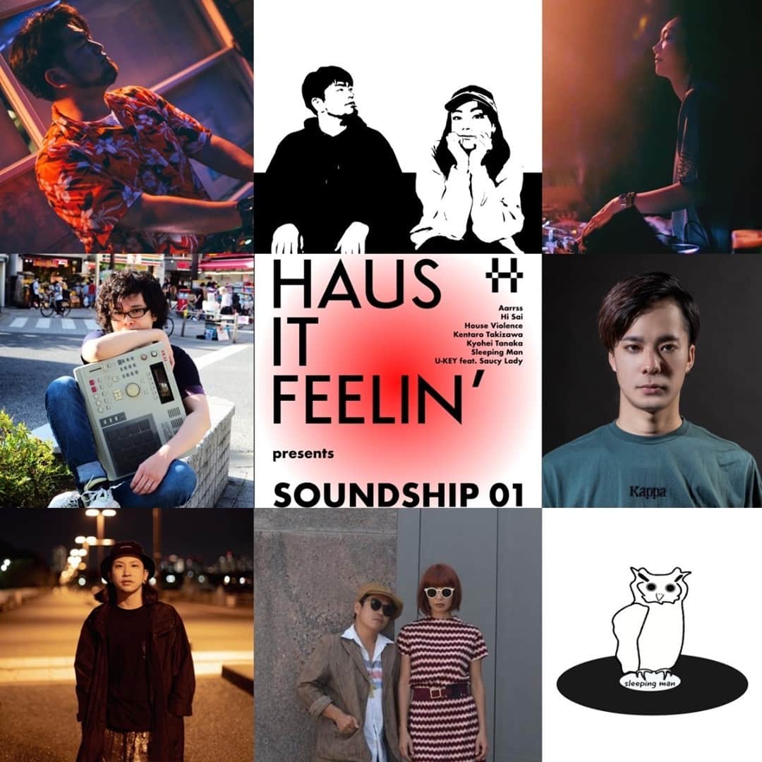 Block.fmのインスタグラム：「Kentaro Takizawa主宰<HAUS It Feelin' Records>が初のコンピアルバム『H.I.F Presents Soundship 01』リリース！⁠ ⁠ Kentaro Takizawa、Kyohei Tanaka、Aarrssなど、現場の空気を落とし込んだ8曲を収録。⁠ ⁠ 続きはlink in bio」