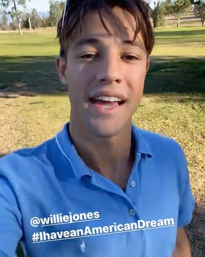 キャメロン・ダラスのインスタグラム：「LETS SPREAD LOVE BABYY, congrats @williejones this song is amazing! And Happy #martinlutherkingday ♥️ #IhaveanAmericanDream I nominate @cgeovanni @tomclancyzz @andreww_ferrer」