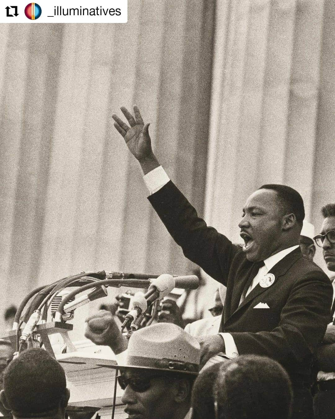 ガソリングラマーさんのインスタグラム写真 - (ガソリングラマーInstagram)「#MLK  #Repost @_illuminatives • • • • • • Dr. King taught us that racial injustice in the United States started with the arrival of colonizers on Native land. The violence these settlers used first against Indigenous peoples, then against the enslaved Black people brought from Africa, was predicated on white supremacist beliefs. White supremacy is upheld by false origin myths about the United States, ignored by whitewashing brutal anti-Native and anti-Black policies, and sustained by stereotyped, inaccurate portrayals of Native people, and people of color, in popular culture. To create a just world, all people of every race, ethnicity, sexuality, gender expression, and age, must stand together and tell truthful stories about our past and hopeful stories about our future.  •  “We are perhaps the only nation which tried as a matter of national policy to wipe out its indigenous population. Moreover, we elevated that tragic experience into a noble crusade. Indeed, even today we have not permitted ourselves to reject or to feel remorse for this shameful episode. Our literature, our films, our drama, our folklore all exalt it….It was upon this massive base of racism that the prejudice toward the nonwhite was readily built, and found rapid growth. This long-standing racist ideology has corrupted and diminished our democratic ideals. It is this tangled web of prejudice from which many Americans now seek to liberate themselves, without realizing how deeply it has been woven into their consciousness.”  #MLKDay #MLKDay2021」1月19日 11時37分 - gasolineglamour