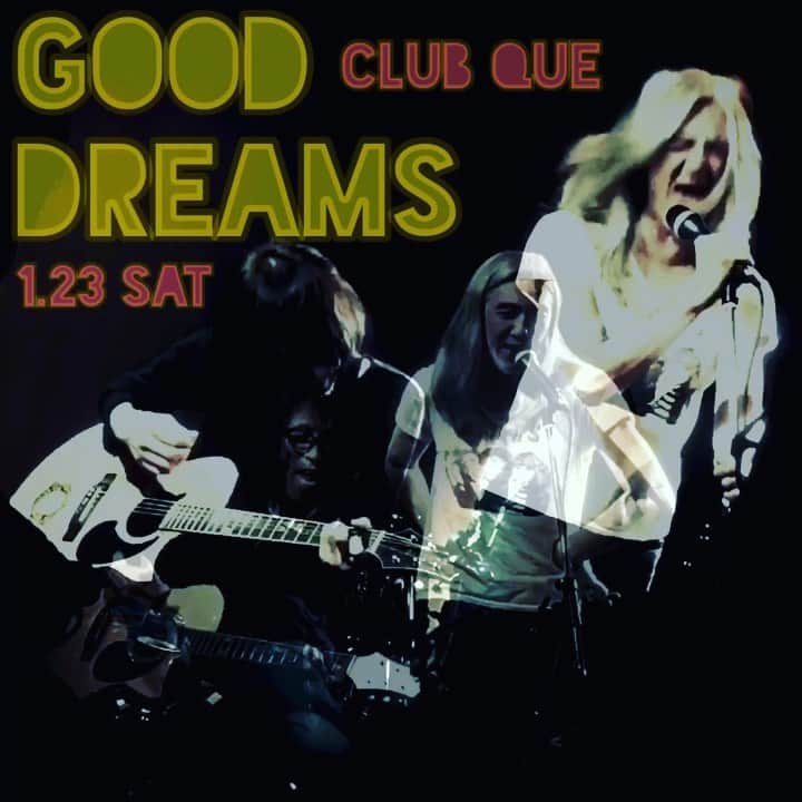 のインスタグラム：「🥀1.23(土) @/fr 下北沢CLUB Que  『Good Dreams』観覧&配信  出演  下山淳 イマイアキノブトリオ  (イマイアキノブ 山本久土 サトウミノル)  開場 16:45 開演 17:30  前売/当日¥4000＋飲物代¥600 配信¥2500(手数料込み¥2625）　  入場チケット https://t.livepocket.jp/e/que20210123   配信チケット https://clubque.bitfan.id/events/585 【アーカイブ 1.30(土)23:59迄】 投げ銭有  #下北沢clubque #下山淳  #山本久土 #サトウミノル #imaiakinobu  #イマイアキノブ  #livemusic  #livestreaming」
