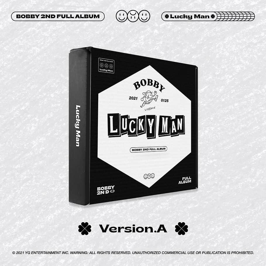 iKONさんのインスタグラム写真 - (iKONInstagram)「🍀BOBBY 2nd FULL ALBUM [LUCKY MAN] PRE-ORDER IS NOW OPEN🍀  YG SELECT KR: https://www.ygselect.com YG SELECT EN: https://en.ygselect.com YG SELECT JP: https://jp.ygselect.com YG SELECT CN: https://cn.ygselect.com YG SELECT TH: https://ygselectth.com  Ktown4u ENG : https://bit.ly/3nUgkkN Ktown4u CHN : https://www.ktown4u.cn/eventsub?eve_no=2317136&biz_no=599 Ktown4u JPN : https://bit.ly/3nZ8Vkh Ktown4u KOR : https://bit.ly/3oXIhJW  #BOBBY #바비 #iKON #아이콘 #2ndFULLALBUM #LUCKYMAN #20210125 #ONLINERELEASE #20210128 #OFFLINERELEASE #YG」1月19日 15時00分 - withikonic