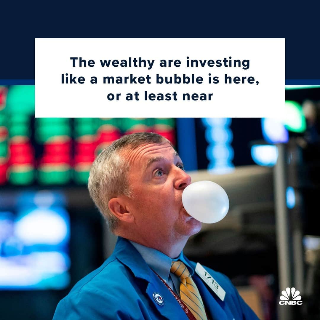 CNBCさんのインスタグラム写真 - (CNBCInstagram)「If an investor with $1 million or more in the market thinks that a stock bubble is already here — or soon enough one will be coming — what is the correct response?⁠ ⁠ According to a new survey from E-Trade Financial, the answer is to keep investing in stocks, with more emphasis on undervalued sectors of the market. Only 9% of millionaires surveyed by E-Trade think the market is nowhere near a bubble. The rest of the affluent investor set:⁠ ⁠ - 16% think we’re “fully in a bubble”⁠ - 46% in “somewhat of a bubble”⁠ - 29% think the market is approaching one⁠ ⁠ Yet these affluent investors are not running from the market, or parking money in cash. In fact, amid rising bubble fears these same investors say their risk tolerance has increased, significantly, in the first quarter of 2021, and the majority expect stocks to end Q1 with more gains.⁠ ⁠ Details on why at the link in bio.」1月20日 0時26分 - cnbc