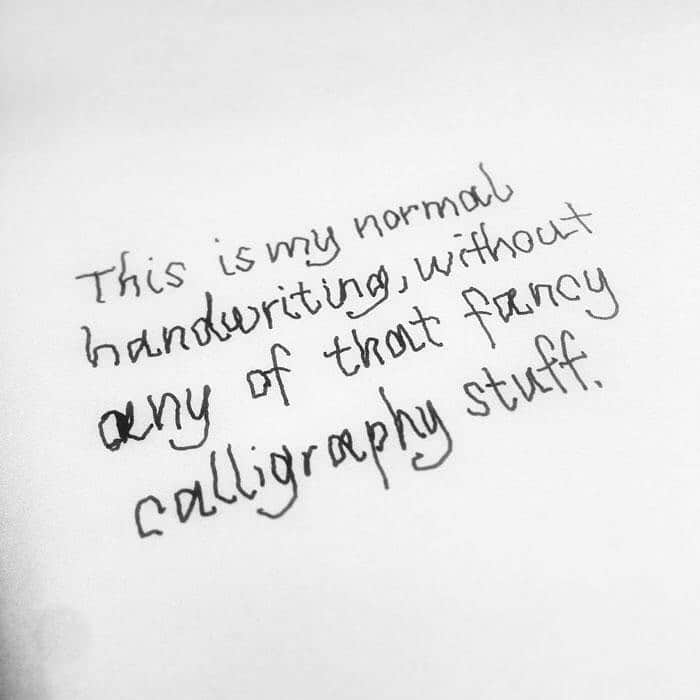 Seb Lesterのインスタグラム：「People keep asking me what my normal handwriting looks like, here’s a sample.」