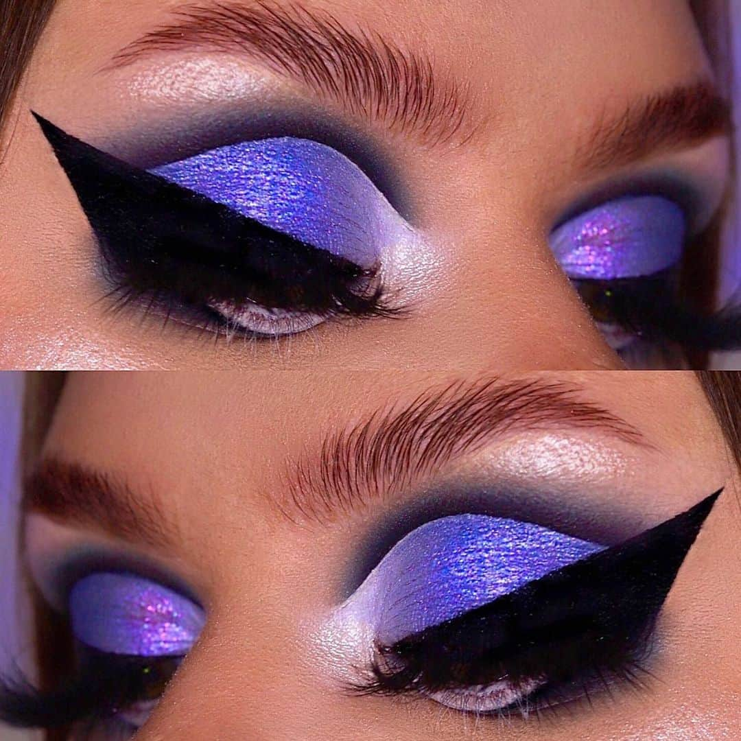 Jeffree Star Cosmeticsさんのインスタグラム写真 - (Jeffree Star CosmeticsInstagram)「Purple Passion🌟 @iamclaudiab used our #SKINFROST in the shade Ice Cold to add some extra glow to this stunning look🤍   #jeffreestarcosmetics」1月20日 1時05分 - jeffreestarcosmetics