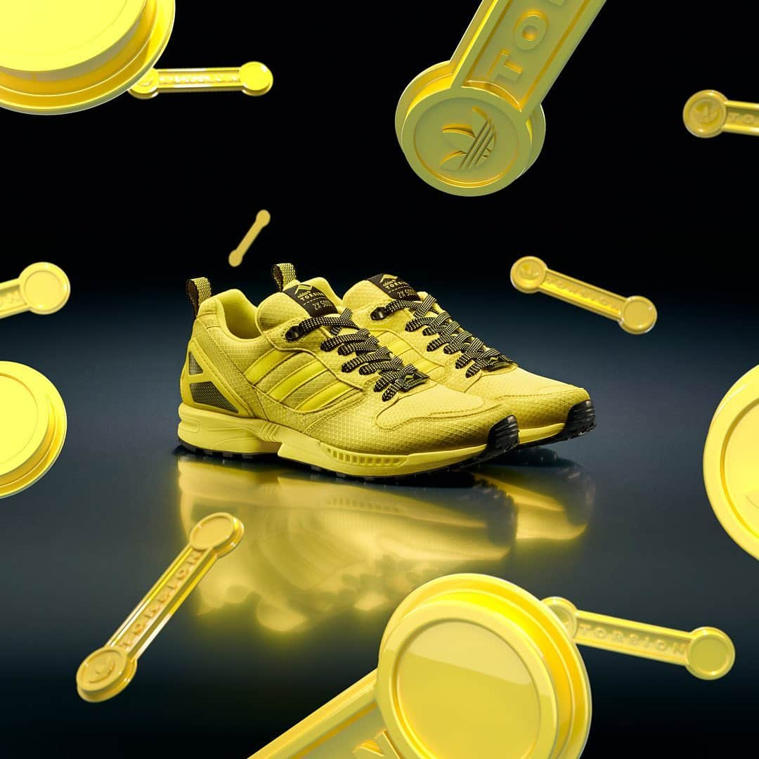 adidas Originalsさんのインスタグラム写真 - (adidas OriginalsInstagram)「The latest drop in the #AtoZX series sees the return of the Torsion bar. Paying homage to the iconic silhouette’s 1980s lineage, the #adidasZX 5000 Torsion features a striking yellow upper and midsole to match.  Available globally on January 22nd at adidas.com/A-ZX」1月19日 18時01分 - adidasoriginals