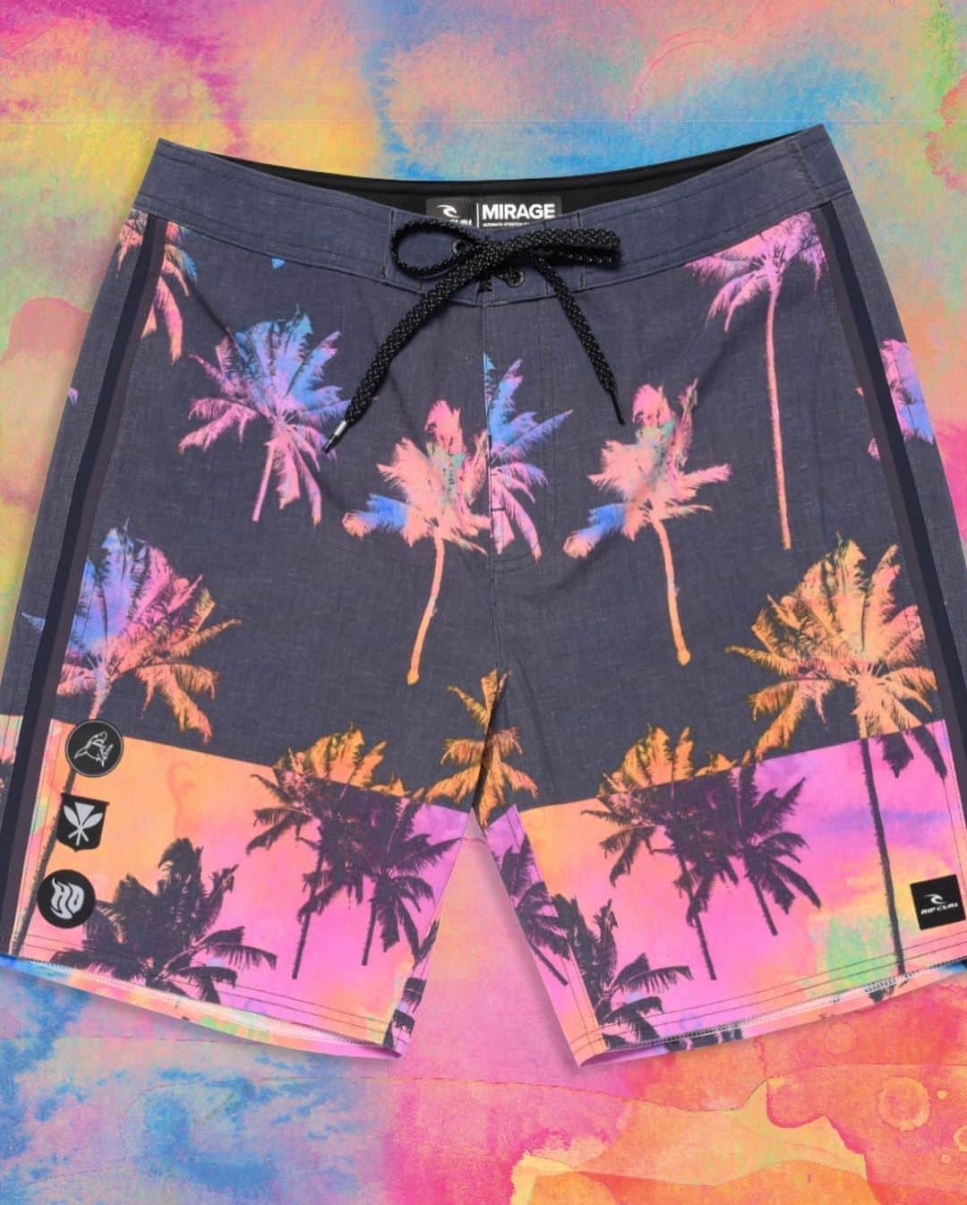 Rip Curl Australiaさんのインスタグラム写真 - (Rip Curl AustraliaInstagram)「Engineered with a sublimation trippy palm tree print and premium Mirage Pro fabric, @cocom4debarrelkilla's latest trunk is here to brighten up your summer. ⁠⠀ ⁠⠀ Ttuck into the greenroom wearing the ultimate stretch boardshorts, the Mason Ho Mirage Pro Backyards. ⁠⠀ ⁠⠀ #Mirage」1月19日 18時10分 - ripcurl_aus