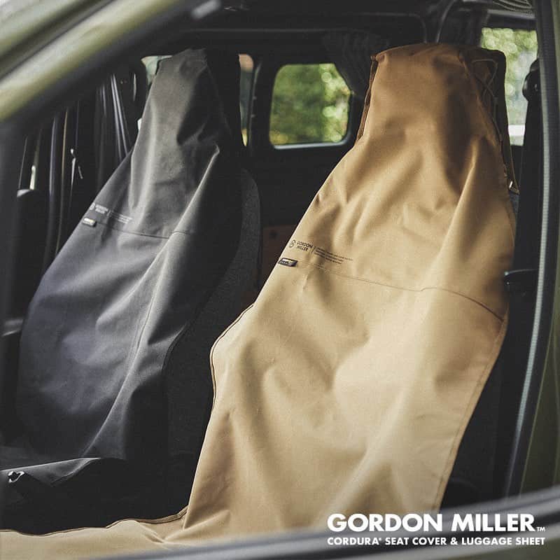 JACK&MARIE / ジャックアンドマリのインスタグラム：「. GORDON MILLER﻿ CORDURA® SHEET COVER/ LUGGAGE SHEET﻿ ﻿ GORDON MILLERから、別注のCORDURA®ファブリックを使用したフロント、リアのシートカバーとラゲッジシートの3プロダクトが登場。﻿ シンプルでクリーンなデザインと高い機能性、そして幅広い汎用性が特徴の カーライフを楽しむすべての方にとって「新しいスタンダード」となり得るアイテムです。﻿  #jackandmarie  #gordonmiller  #sheetcover  #caraccessories  #carinterior  #vanlife #ジャックアンドマリー」
