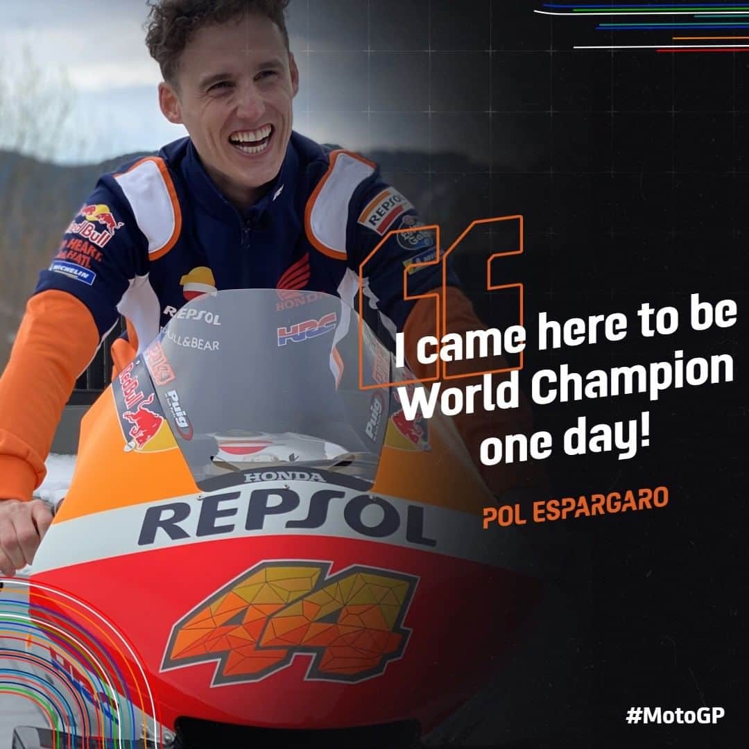 MotoGPさんのインスタグラム写真 - (MotoGPInstagram)「Excitement levels couldn't be any higher! 🙌 Head to our story and swipe up to hear @polespargaro talking all about his upcoming debut season with @hrc_motogp and why it's his life-long dream! ❤️ #PE44 #MotoGP #Motorcycle #Racing #Motorsport」1月19日 18時55分 - motogp