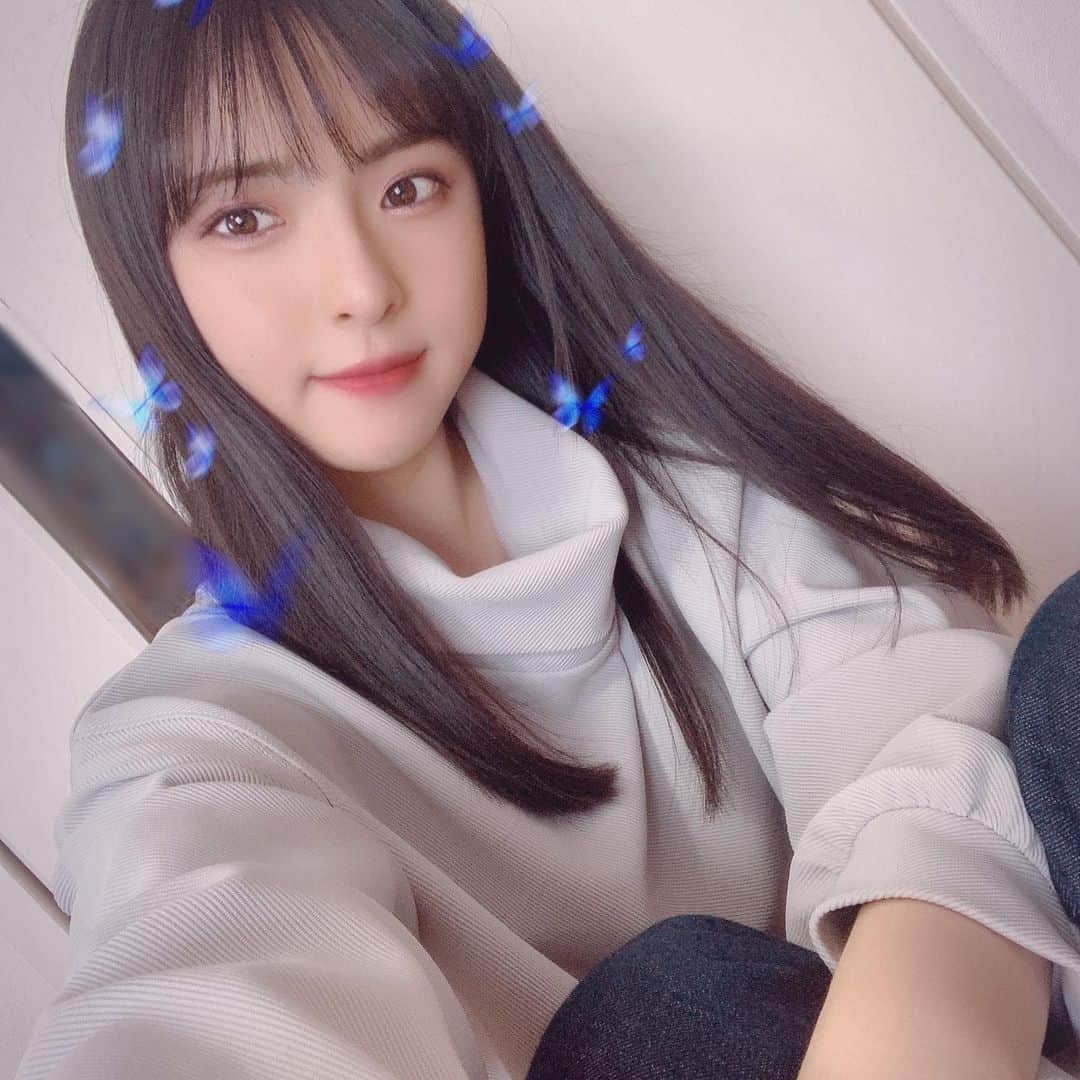 大塚七海のインスタグラム：「🦋 #ngt48 #ootd #大塚七海」