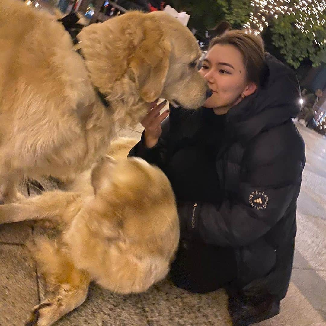 八巻セイラさんのインスタグラム写真 - (八巻セイラInstagram)「Making some friends in Ebisu 🐕  Can’t wait until I get to meet my bestie one day.  恵比寿でお友達作ってきた🍀  #恵比寿 #お散歩 #お友達作り #ゴールデンれとリバー #兄弟 #ガーデンプレース #ゴルフ女子 #stellamccartney #makingfriends #doggo #ebisu #tokyo」1月19日 21時01分 - sarahyamakibranch