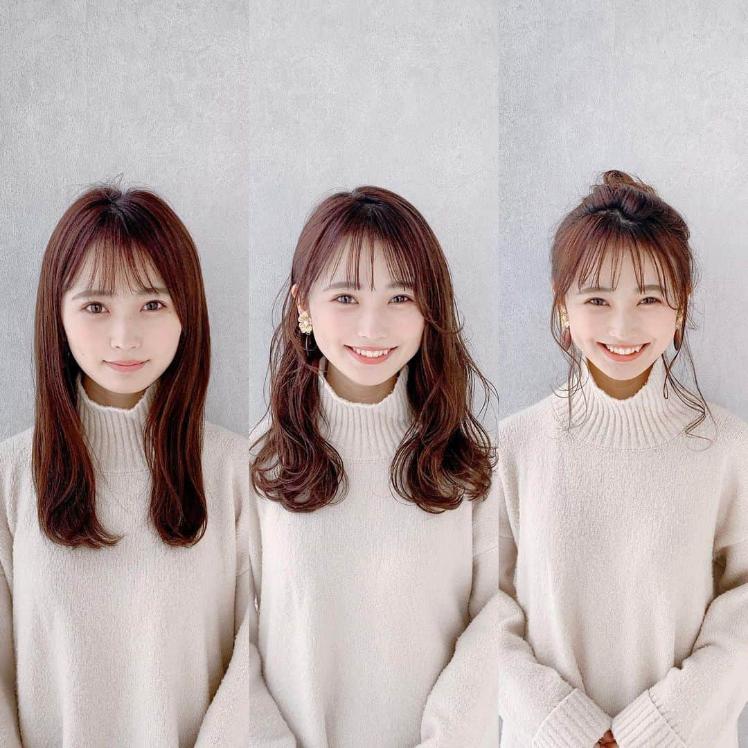 前田渉さんのインスタグラム写真 - (前田渉Instagram)「.       圧倒的オーダーの多い 劇的Before→After→Arrange✨✨       Cut:巻いて動きが出やすいようにカットで動きを付けて、前髪〜おくれ毛をわたるマジック仕様にしました💫✨ Color:クラシックショコラの10トーン Styling:32mmのコテでワッフル巻きに🥞スタイリング剤はcache cache oilでウェット感を強く出して仕上げました💫✨ Arrange:ニットとの相性抜群‼︎ゆるゆるお団子に🍡💓       めちゃめちゃ可愛いですね😍💓 スタイリングだけで印象はすごく変わります👏🏻💫 似合う髪型がわからない方、一緒に探しましょう😁👍🏻✨✨       仕上がりはこちらに💁‍♂️ @cachetaro .         #わたるマジック #わたるフィルター #cachecachebutter #cachecache #cachecacheomotesando #BeforeAfterArrange #cachecacheoil  #美容師 #イメチェン #ワッフル巻き #ヘアアレンジ #表参道 #カット #簡単アレンジ #似合わせカット #クラシックショコラ #シースルーバング #セルフアレンジ #こなれ感 #透明感 #田中みな実 #わたアレンジ #劇的ビフォーアフター #大人可愛い #ミスコン #お団子 #美容室 #カシュカシュバター #お団子アレンジ #カシュカシュオイル」1月19日 20時57分 - wataru_magic