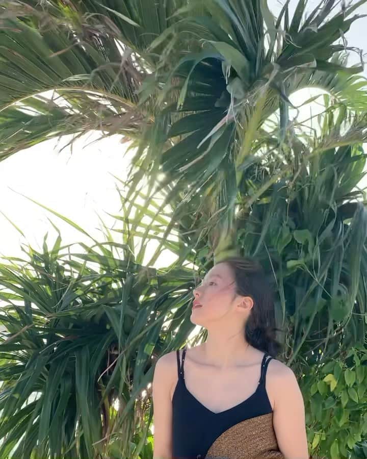 吉竹美聡のインスタグラム：「しなやかに🌴🐋🤍  #throwback #summer #風の時代」