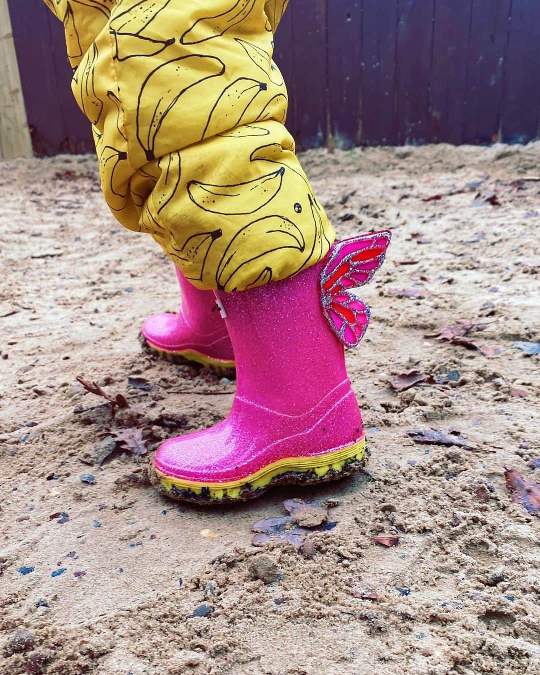 SOPHIA WEBSTERさんのインスタグラム写真 - (SOPHIA WEBSTERInstagram)「Winter walks, wings and wellies! 🦋🍌 Our mini welly boots are essential must haves for your mini's collection. 💕❄️ 👉 Swipe to see more colours! ⁣ ⁣ 🍌 - @indikidual snow suit 🦋 - @sophiawebstermini ⁣ ⁣ #SophiaWebster #SophiaWebsterMini」1月19日 22時36分 - sophiawebster