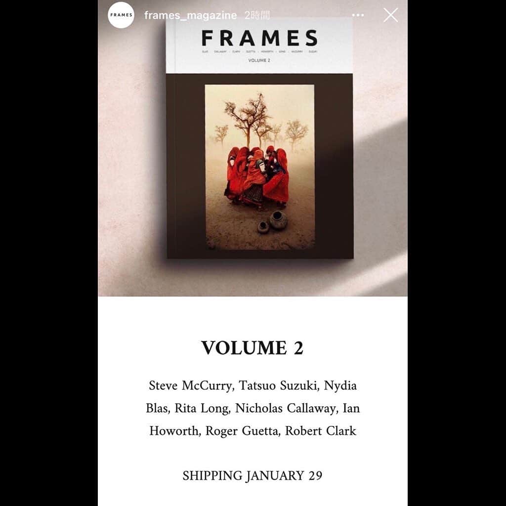 Tatsuo Suzukiさんのインスタグラム写真 - (Tatsuo SuzukiInstagram)「Soon published on Frames magazine Vol.2 @frames_magazine  Featuring with Steve McCurry,Nydia Blas, and other great photographers.  Thank you very much.」1月19日 22時31分 - tatsuo_suzuki_001